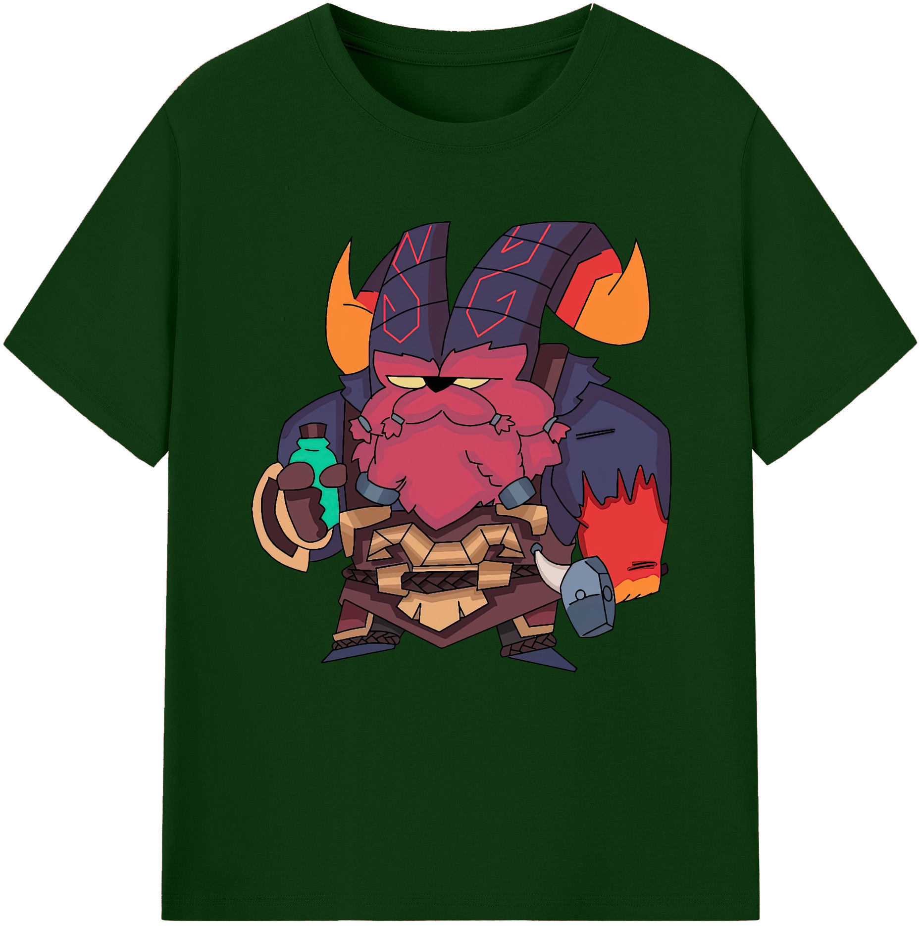 リーグ・オブ・レジェンド League of Legends LOL 綿100％半袖Tシャツ（フロントプリント）